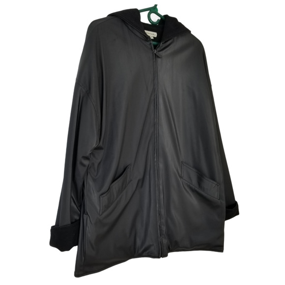 David brooks men's Black coat hooded, Inside Fleece - Size M - Picture 4 of 6